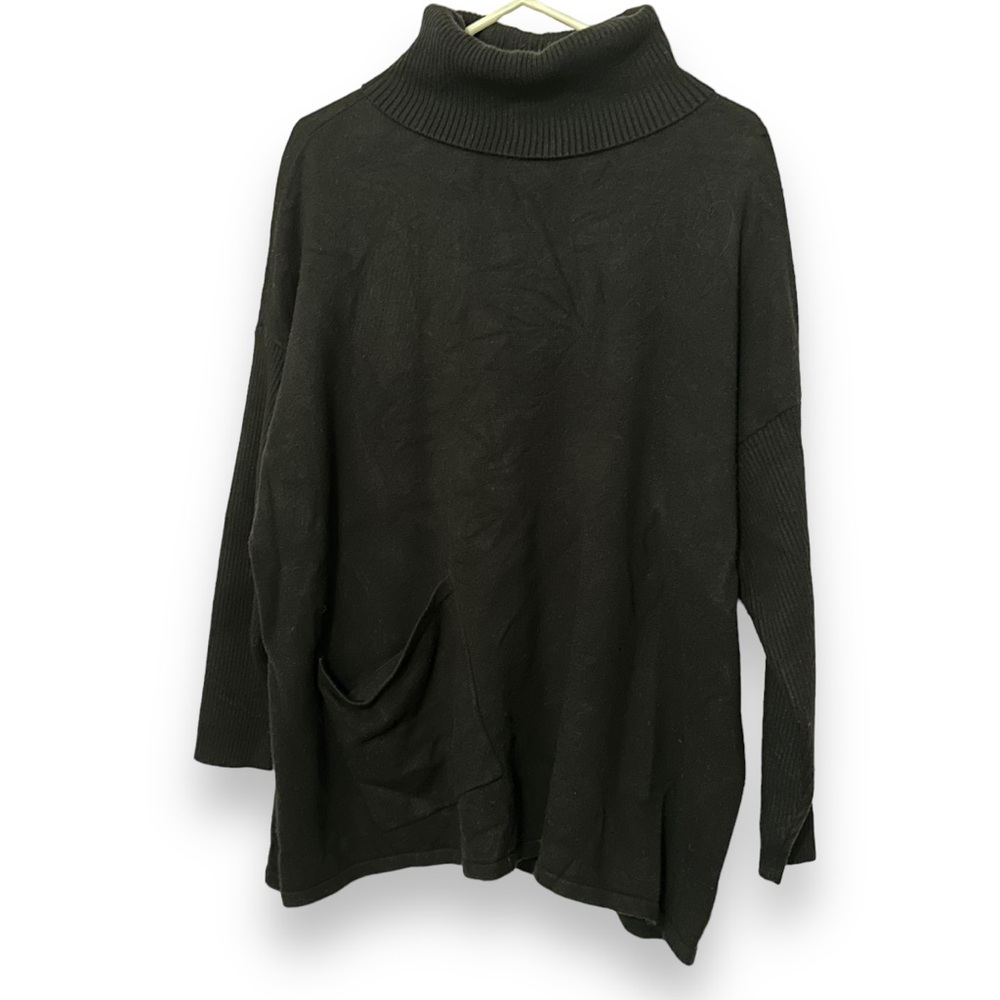 MarlaWynne Arymetric front pocket turtleneck